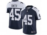 Dallas Cowboys #45 Rod Smith Navy Blue Throwback Alternate Vapor Untouchable Limited Player NFL Jersey