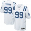 Indianapolis Colts #99 Al Woods Game White NFL Jersey