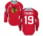 Chicago Blackhawks #19 Jonathan Toews Authentic Red Practice NHL Jersey