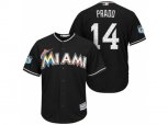 Miami Marlins #14 Martin Prado 2017 Spring Training Cool Base Stitched MLB Jersey