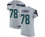 Seattle Seahawks #78 D.J. Fluker Grey Alternate Vapor Untouchable Elite Player Football Jersey