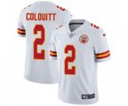 Kansas City Chiefs #2 Dustin Colquitt White Vapor Untouchable Limited Player Football Jersey
