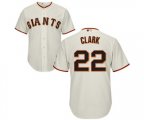San Francisco Giants #22 Will Clark Replica Cream Home Cool Base Baseball Jersey