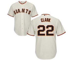 San Francisco Giants #22 Will Clark Replica Cream Home Cool Base Baseball Jersey