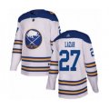Buffalo Sabres #27 Curtis Lazar Authentic White 2018 Winter Classic Hockey Jersey