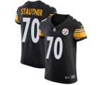 Pittsburgh Steelers #70 Ernie Stautner Black Team Color Vapor Untouchable Elite Player Football Jersey