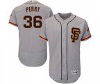San Francisco Giants #36 Gaylord Perry Grey Alternate Flex Base Authentic Collection Baseball Jersey