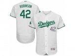 Los Angeles Dodgers #42 Jackie Robinson White Celtic Flexbase Authentic Collection MLB Jersey