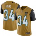 Jacksonville Jaguars #34 Carlos Hyde Limited Gold Rush Vapor Untouchable NFL Jersey