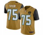 Jacksonville Jaguars #75 Jawaan Taylor Limited Gold Rush Vapor Untouchable Football Jersey