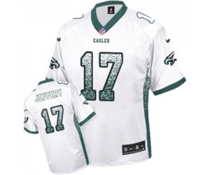 Philadelphia Eagles #17 Alshon Jeffery Limited White Drift Fashion Football Jersey