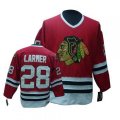 CCM Chicago Blackhawks #28 Steve Larmer Premier Red Throwback NHL Jersey