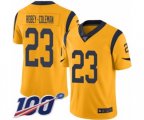 Los Angeles Rams #23 Nickell Robey-Coleman Limited Gold Rush Vapor Untouchable 100th Season Football Jersey