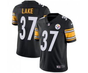 Pittsburgh Steelers #37 Carnell Lake Black Team Color Vapor Untouchable Limited Player Football Jersey