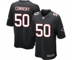 Atlanta Falcons #50 John Cominsky Game Black Alternate Football Jersey