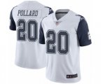 Dallas Cowboys #20 Tony Pollard Limited White Rush Vapor Untouchable Football Jersey