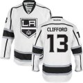 Los Angeles Kings #13 Kyle Clifford Authentic White Away NHL Jersey