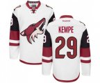 Arizona Coyotes #29 Mario Kempe Authentic White Away Hockey Jersey