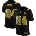 Minnesota Vikings #84 Randy Moss Black Nike Golden Sequin Vapor Limited NFL Jersey
