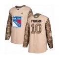 New York Rangers #10 Artemi Panarin Authentic Camo Veterans Day Practice Hockey Jersey