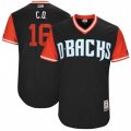 Arizona Diamondbacks #16 Chris Owings C.O. Authentic Black 2017 Players Weekend MLB Jersey