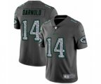 New York Jets #14 Sam Darnold Limited Gray Static Fashion Limited Football Jersey