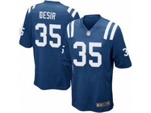 Indianapolis Colts #35 Pierre Desir Game Royal Blue Team Color NFL Jersey