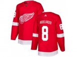 Detroit Red Wings #8 Justin Abdelkader Red Home Authentic Stitched NHL Jersey