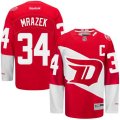 Detroit Red Wings #34 Petr Mrazek Premier Red 2016 Stadium Series NHL Jersey