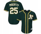 Oakland Athletics #25 Stephen Piscotty Replica Green Alternate 1 Cool Base Baseball Jersey