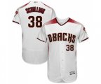 Arizona Diamondbacks #38 Curt Schilling White Home Authentic Collection Flex Base Baseball Jersey