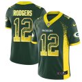 Green Bay Packers #12 Aaron Rodgers Drift Fashion Jersey