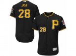 Pittsburgh Pirates #28 John Jaso Black Flexbase Authentic Collection MLB Jersey