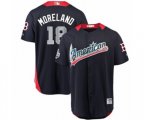Boston Red Sox #18 Mitch Moreland Game Navy Blue American League 2018 MLB All-Star MLB Jersey