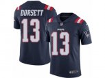 New England Patriots #13 Phillip Dorsett Limited Navy Blue Rush Vapor Untouchable NFL Jersey