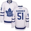 Toronto Maple Leafs #51 Jake Gardiner Authentic White Away NHL Jersey