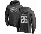 New York Jets #26 Le'Veon Bell Ash One Color Pullover Hoodie