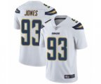 Los Angeles Chargers #93 Justin Jones White Vapor Untouchable Limited Player Football Jersey