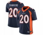 Denver Broncos #20 Brian Dawkins Navy Blue Alternate Vapor Untouchable Limited Player Football Jersey