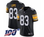 Pittsburgh Steelers #83 Louis Lipps Black Alternate Vapor Untouchable Limited Player 100th Season Football Jersey