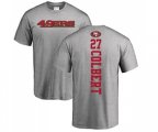 San Francisco 49ers #27 Adrian Colbert Ash Backer T-Shirt