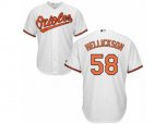 Baltimore Orioles #58 Jeremy Hellickson Replica White Home Cool Base MLB Jersey