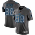 Carolina Panthers #98 Marquis Haynes Gray Static Vapor Untouchable Limited NFL Jersey