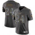 New Orleans Saints #24 Sterling Moore Gray Static Vapor Untouchable Limited NFL Jersey