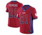 New York Giants #21 Jabrill Peppers Limited Red Rush Drift Fashion Football Jersey