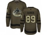 Vancouver Canucks #89 Sam Gagner Green Salute to Service Stitched NHL Jersey