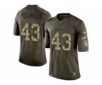 Pittsburgh Steelers #43 Troy Polamalu army green[Limited Salute To Service]