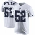 Dallas Cowboys #52 Connor Williams White Rush Pride Name & Number T-Shirt