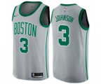 Boston Celtics #3 Dennis Johnson Swingman Gray NBA Jersey - City Edition