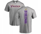 Minnesota Vikings #56 Chris Doleman Ash Backer T-Shirt